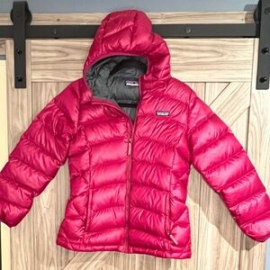 Kids Red Puffer Jacket